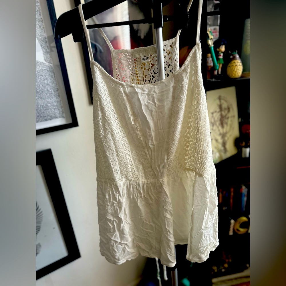 Forever 21+ Crochet Halter Top